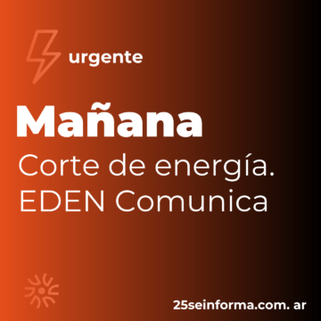 Comunicado de la empresa EDEN