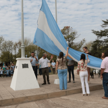 El Intendente encabezó el acto por el aniversario de Del Valle