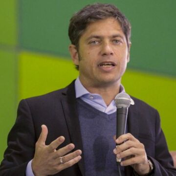 El Gobernador bonaerense, Axel Kicillof, visita 25 de Mayo