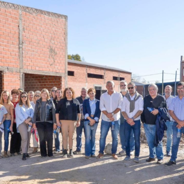 Funcionarios municipales recorrieron obras en el Sector Industrial Planificado