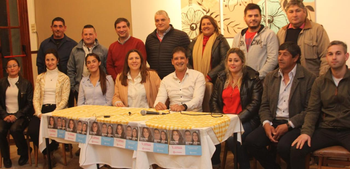 Sebastián Gómez y María Jesús Peralta presentaron en 25 de Mayo la lista que competirá en las PASO de Unión por la Patria