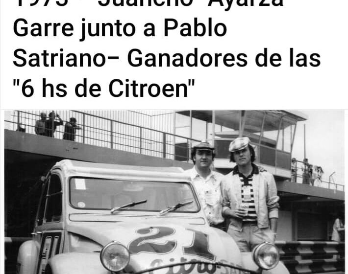 José María Bovino, en su paso por Citroën, recuerda a Pedro Huerga y a los Satriano