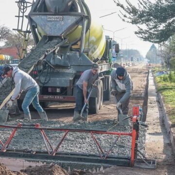 Comienzan a pavimentar la Avenida 1, de 32 a 28