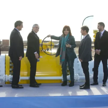 El Gobierno abrió la primera válvula del gasoducto Néstor Kirchner