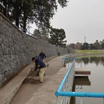 Llevaron a cabo tareas de mantenimiento en el Arroyo Tapalqué