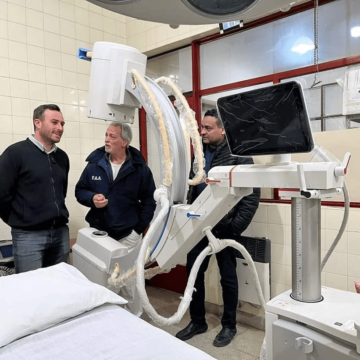 Ralinqueo con eje en salud: Reciben arco C para el Hospital Unzué