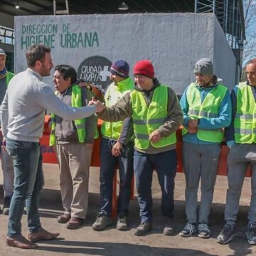 “Con esta maquinaria podemos optimizar la gestión de los residuos”, expresó Ralinqueo