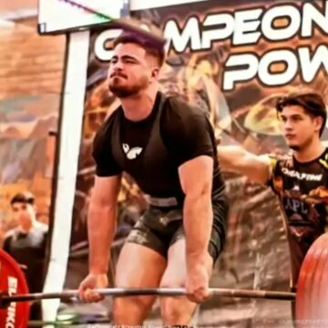 Facundo Kholi, el deportista veinticinqueño que quiere ser campeón mundial en powerlifting