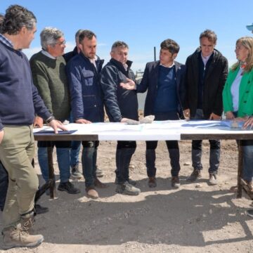 Ralinqueo junto a Kicillof destacó la importancia de la obra del Río Salado: “nos permitirá generar más recursos y aumentar las exportaciones”