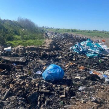 Del Valle: Allanan basural a cielo abierto