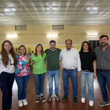 Egüen, recibió a su par de General Alvear, Ramón “Tito” Capra en San Enrique.