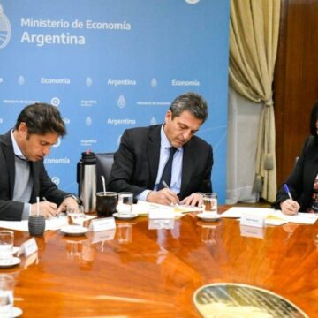 Massa y Kicillof revisaron el pago de fondos de octubre y noviembre