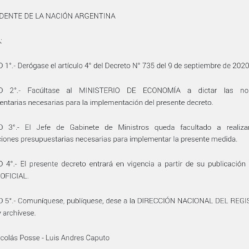 Milei eliminó el Fondo para el Fortalecimiento Fiscal de la Provincia de Buenos Aires