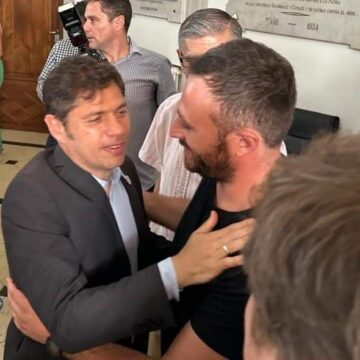 RALINQUEO ESTUVO EN OLAVARRÍA JUNTO AL GOBERNADOR KICILLOF