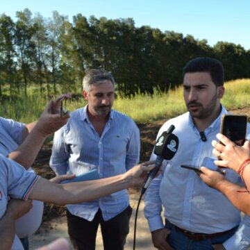 Ramiro Egüen con eje en obra pública: anunció que terminará el terraplén de la Ruta 40