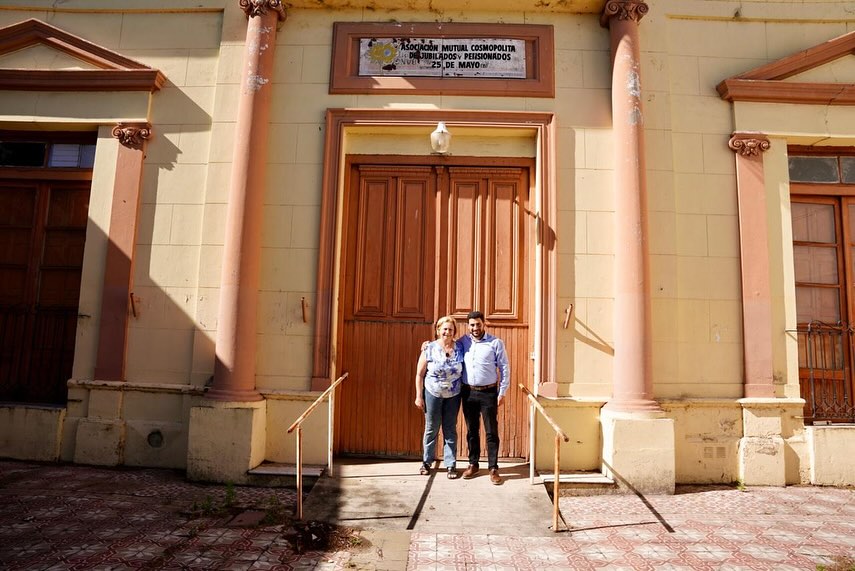 El Intendente Ramiro Egüen visitó el Centro de Jubilados y destacó el compromiso de su gestión para con los adultos mayores