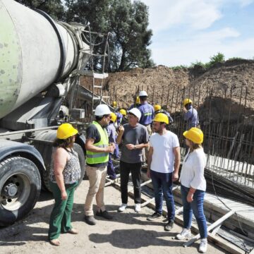 Katopodis recorrió obras con Ralinqueo y mantuvo una reunión en el partido justicialista