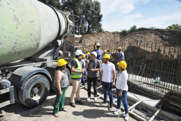 Katopodis recorrió obras con Ralinqueo y mantuvo una reunión en el partido justicialista