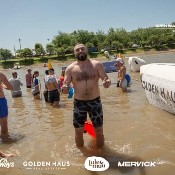 Nicolás Viceconte nadó los 20 k de San Padro en el Circuito Owa: “hice patria”, dijo