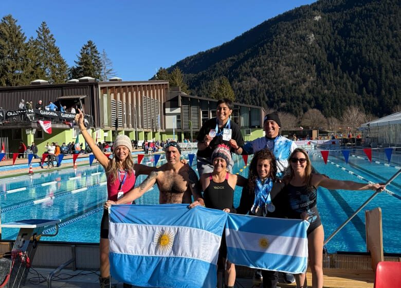 Argentina. Molveno Italia. Mundial de aguas frías.