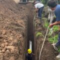 Egüen: “dimos inicio a la obra de cloacas que va a transformar la vida de más de 500 hogares”