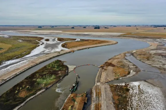 La diputada Basualdo reclamó al Gobierno nacional la reactivación de las obras en el Río Salado