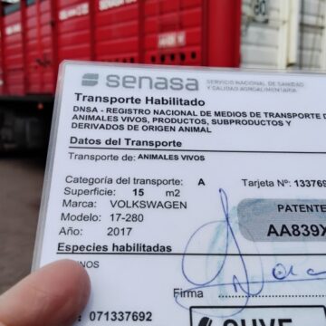 Nueva habilitación de transportes de animales vivos y productos de origen animal