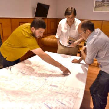 IMG_3373 Ramiro Egüen, Santiago Hardie, Marcos Pisano, emergencia hídrica