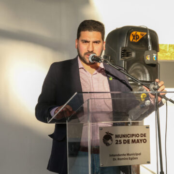 Egüen impulsa la mayor baja histórica de tasas municipales y convoca: “salgamos todos a vender a 25 de Mayo a la región, a la provincia y al país”