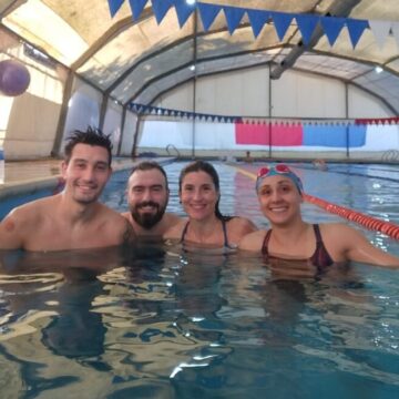 Mañana, Nicolás Viceconte y equipo nadarán en relevos en la histórica Santa Fe – Coronda