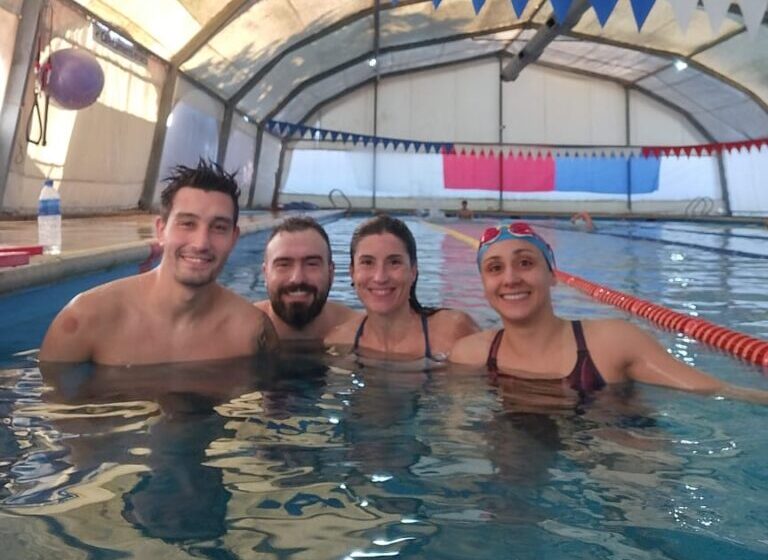 Mañana, Nicolás Viceconte y equipo nadarán en relevos en la histórica Santa Fe – Coronda