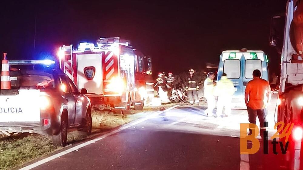 tragedia-ruta-5-cuatro-muertos-Bragado-choque