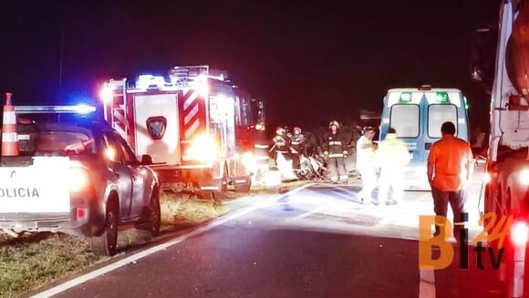 tragedia-ruta-5-cuatro-muertos-Bragado-choque