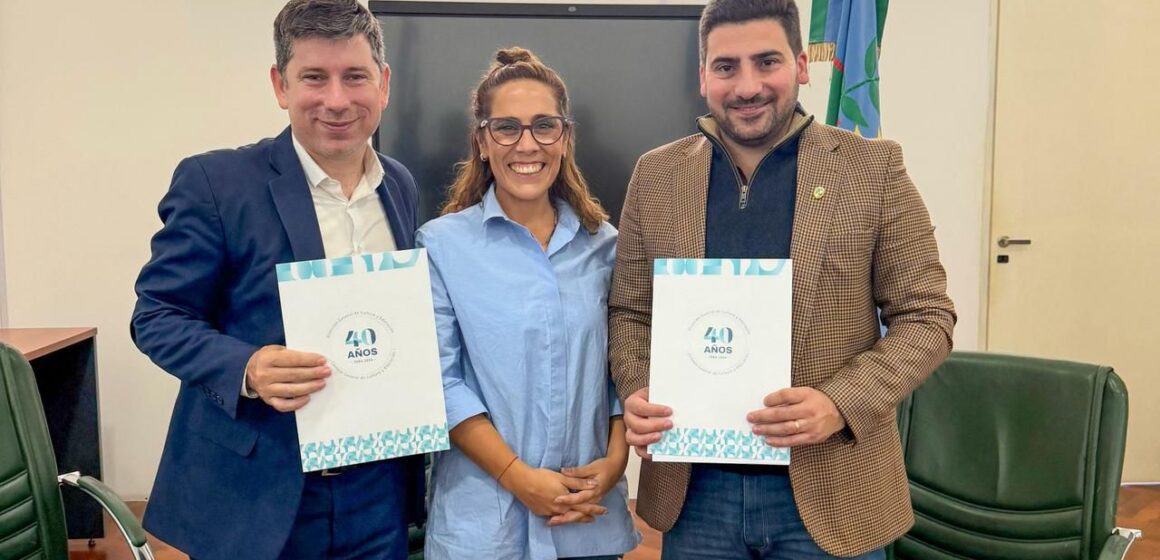 Ramiro Egüen firmó un convenio con la Universidad Nacional Guillermo Brown para fortalecer la educación en el distrito