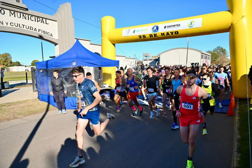 410 atletas de todo el país participaron del 25 Corre: un récord