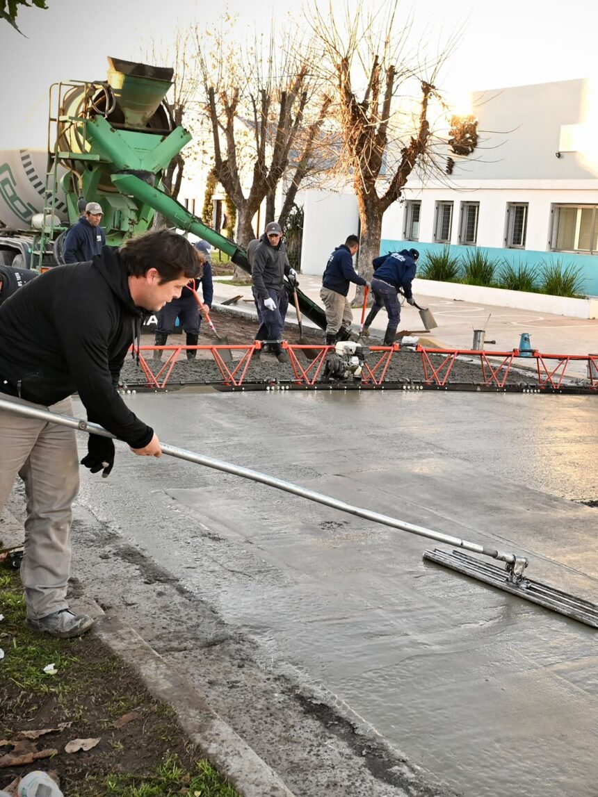 Ramiro Egüen presentó plan director de pavimentación para el partido de 25 de mayo