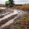 El agua metió la cola en el inicio de la fina y la soja se despide con los bolsillos llenos