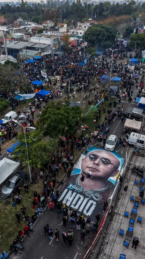 Una marea humana abraza al Indio Solari en Parque Domínico y puede extenderse hasta el martes