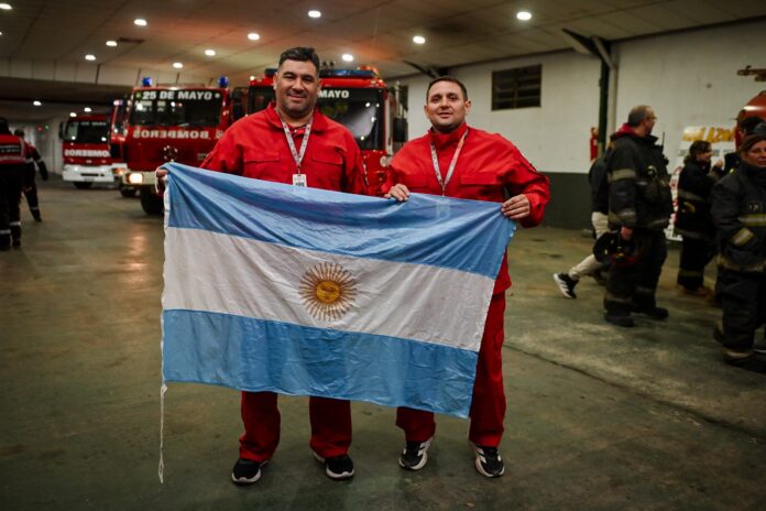 bomberos voluntarios de 25 de Mayo bomberos voluntarios