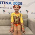 Simona Martínez Meda obtuvo la medalla de plata en el Sudamericano de Gimnasia Aeróbica