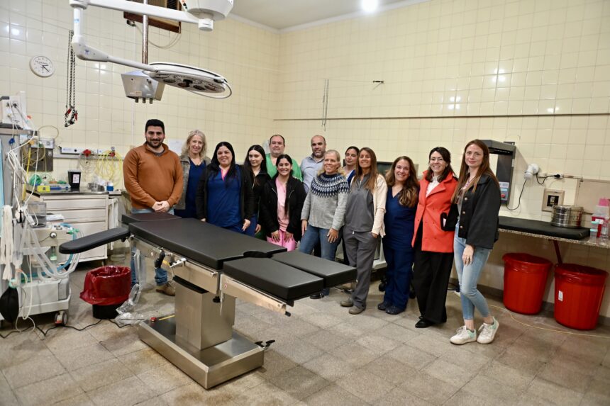 El Municipio incorporó una mesa quirúrgica de alta tecnología de 20 millones de pesos en el Hospital Unzué