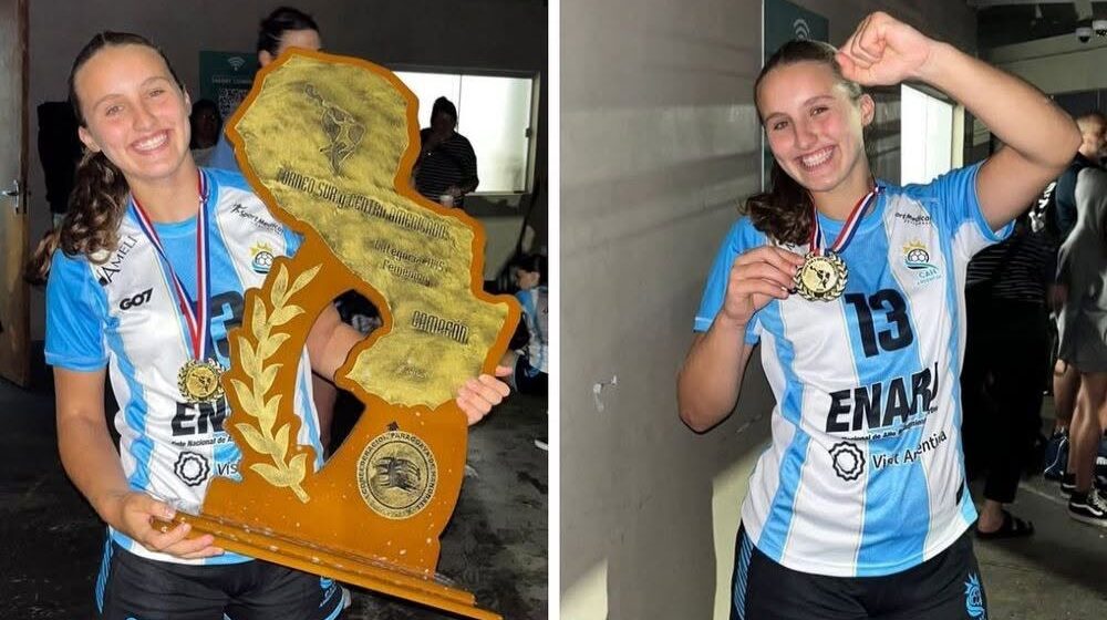 Juana Valle fue convocada a la Selección Nacional de Handball Cadetas