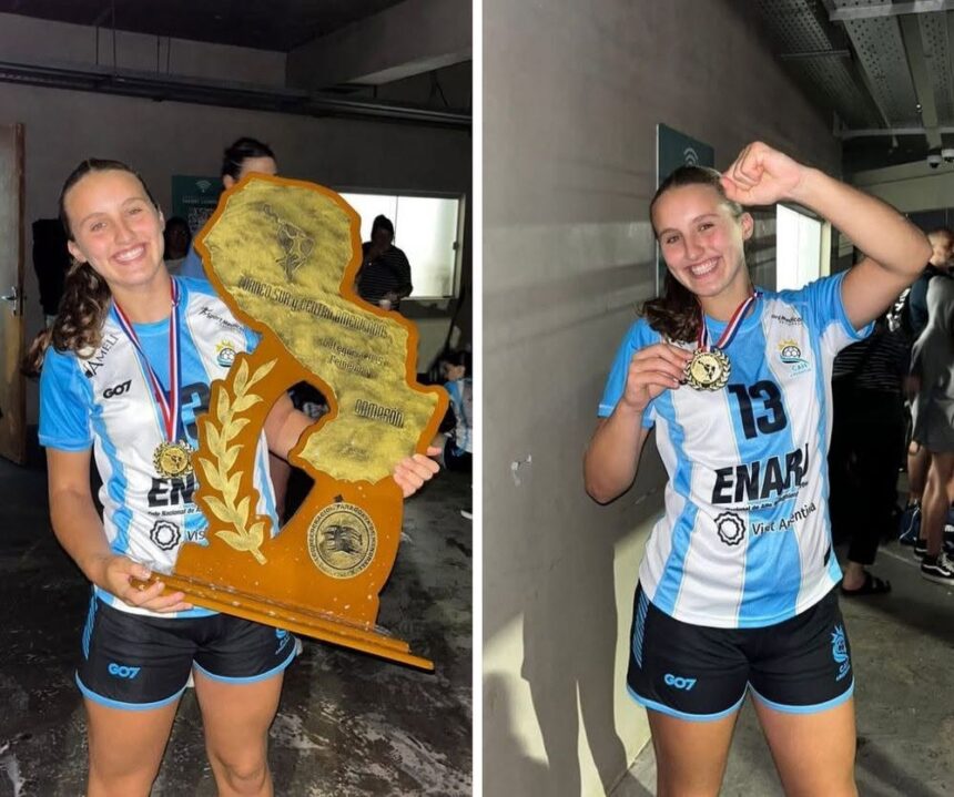 Juana Valle fue convocada a la Selección Nacional de Handball Cadetas