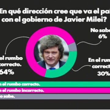 milei-encuesta en caida Javier Milei se ubica lejos del triunfo en primera vuelta para 2027