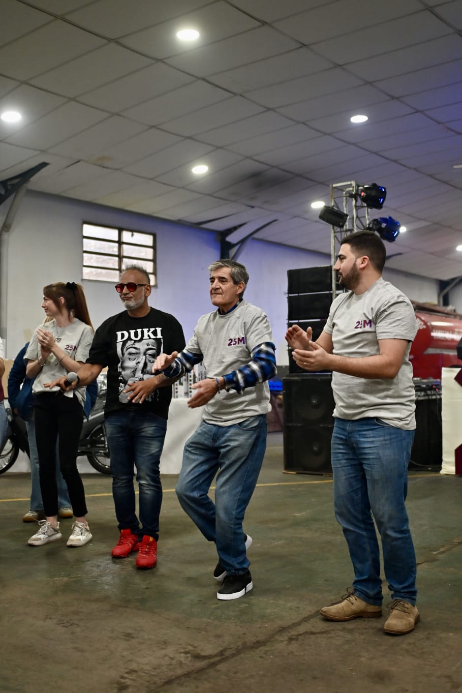 Ramiro Egüen encabezó el almuerzo municipal y anunció que irá por la reelección