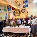 Egüen presentó en el Rotary el plan de vinculación internacional para 25 de Mayo