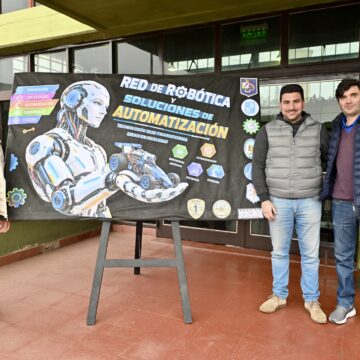 Egüen ofreció, a estudiantes de la E.E.T N° 1, apoyo de la municipalidad para proyectos de robótica y tecnología
