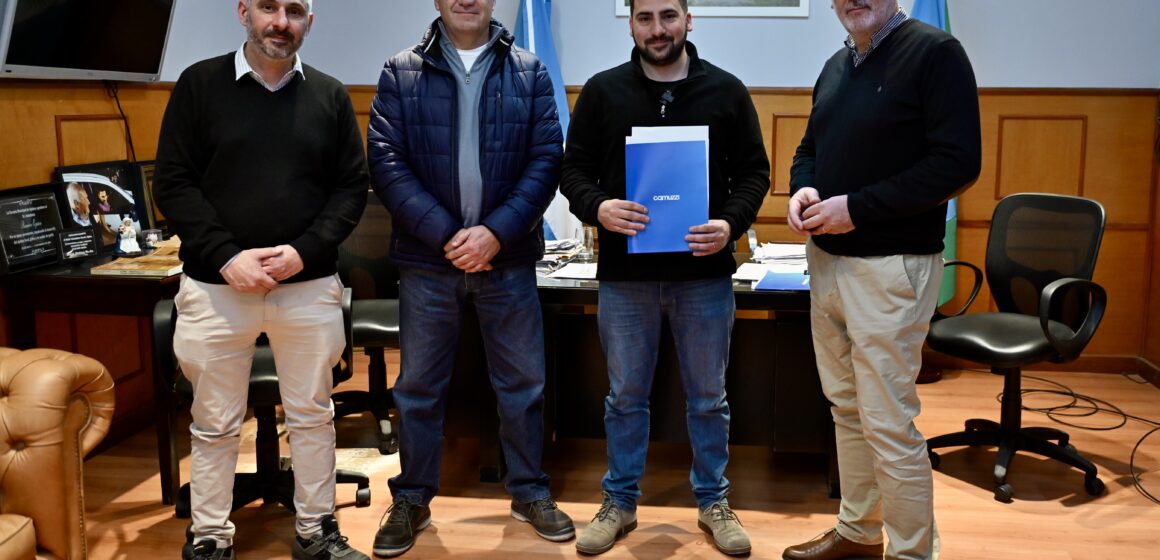 cammuzi Acuerdo entre la Municipalidad de 25 de Mayo y Camuzzi para obras de gas natural