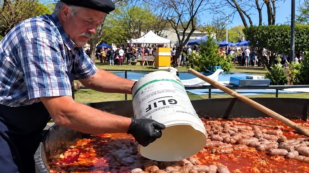 chorizos-lamadrid-glifosato 25 se informa En La Madrid usaron baldes de glifosato para transportar alimentos en la Fiesta del Chorizo a la Pomarola