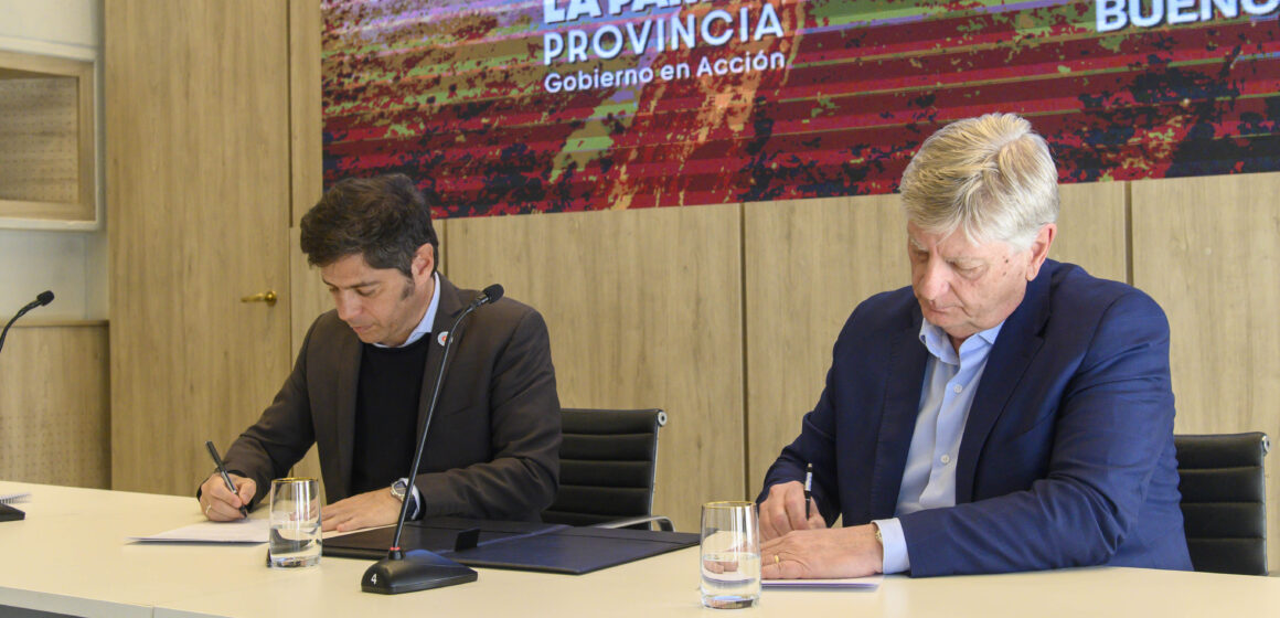 kicillof la pampa Kicillof y Ziliotto firmaron un acuerdo hídrico